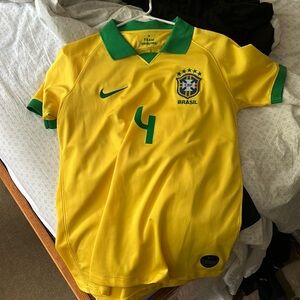 David Luiz Brazil World Cup Jersey